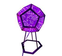 Dodecahedron Color Art Light - Decorative Lighting - Stunning LED Light | Charming Infinity Mirror Lamp, Modern Lamp, LED Light for Optical Illusion, Fantastic Decorative Lamp for Optical Illusion