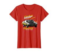 Dodge Challenger 340 Six Pack T-Shirt, Women, Red, 3X-Large