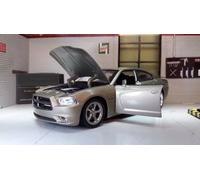 Dodge Charger Daytona R/T 2006 New Ray Diecast 1:24 Scale Model Car Silver