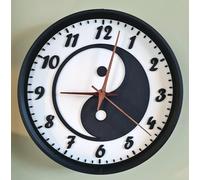 Dodge Designs Yin And Yang Harmony Symbol Wall Clock 3D Print