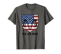 Dodge RAM Trucks American Flag Shield | Officially Licensed T-Shirt