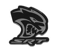 Dodge SRT Hellcat Logo Magnet - 2.5" x 2.5" Die-Cut Acrylic Emblem for Fridge, Toolbox, or Locker - Made in USA