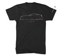 Dodge Viper 25-Years 100% Cotton T-Shirt 1992-2017 (Black), Black, XL