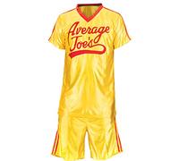 Dodgeball Average Joe's Adult Yellow Jersey Costume Set (Adult Large)
