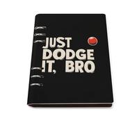 Dodgeball Just Dodges It A5 Notebook Refillable 6 Ring Binder Note Book 90 Pages for Travel Journal