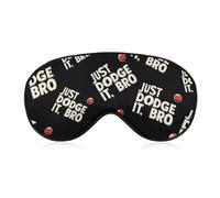Dodgeball Just Dodges It Fashion Sleep Eye Mask Soft Covers for Sleeping with Adjustable Strap