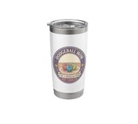 Dodgeball Mom Like A Regular Mom But Cooler Dodgeball Player Stainless Steel Insulated Tumbler