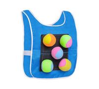 Dodgeball Vest - Target Vest for Games, Soft Toss Game | Ideal for Children, Parent-Child Interaction, Outdoor Launch Fun, Practice Catch, Hunger Activities
