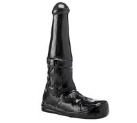 Dodger Army Boot Black Dildo 13 Inch