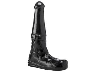Dodger Army Boot Black Dildo 13 Inch