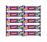 Dodgers Apple & Blackcurrant Shortcake Biscuits, Vegan-Suitable, 140g, Pack of 10