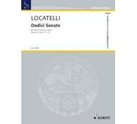 Dodici Sonate: per Flauto traverso e Basso. op. 2/7-12. flute and basso continuo.