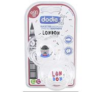 Dodie 2 Anatomical Silicone Soothers City Pattern 18 Months and + - London