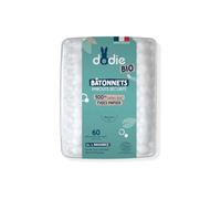 Dodie 60 Organic Baby Cotton Buds from Birth