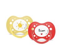 DODIE, Anatomical Pacifier 18 Months BPA Free* Heavy Duty Mathilde Cabanas Kiss Pack of 2