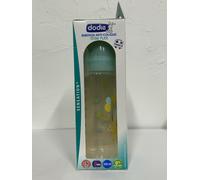 Dodie Anti-Colic Sensation+ Sea Feeding Bottle, 6 Months, Flat Teat, 330 ml, Blue