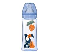 DODIE Anti-Colic Bottle Round Teat 330 ml + 6 Months 3 Speeds Flow 3 - Blue