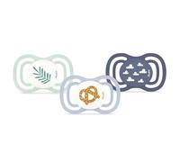 DODIE Extra Anatolic Pacifiers, Baby Pacifiers, 6 Months, Blue, Pack of 3