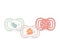 DODIE Extra Anatolic Pacifiers, Baby Pacifiers, 6 Months, Pink, Pack of 3