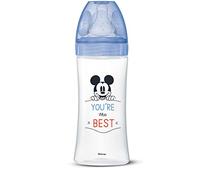 Dodie Initiation+ Anti-Colic Bottle, Mickey, 330 ml, 6 Months, Round Teat, Flow 3