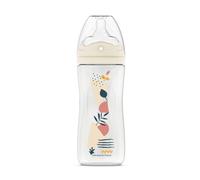 DODIE Multi Hole Bottle Anti Colic 330ml Pink 6+ Months Biomimikalitism Flow 3