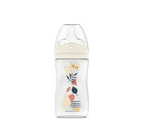 DODIE Multi Perforated Anti-Colic Teat - 270ml - Pink - 3+ Months - Biomimicry Teat Flow 2