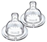 Dodie Sensation+ Dummy Teat, Flat, Wide Neck for Children Aged 0-6 Months