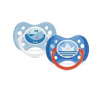 Dodie Set of 2 Anatomical Pacifiers, Sea, 6+ Months