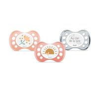 DODIE Set of 3 Anatomical Dummies Essential Day/Night 0-6 Months Pink