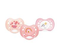 DODIE Set of 3 Anatomical Dummies Essential Day/Night + 18 Months Pink