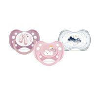 DODIE Set of 3 Anatomical Dummies Essential Day/Night + 6 Months Pink