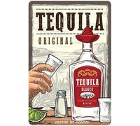 DODINO 20 x 30 cm Retro Tin Signs Tequila Bar Decoration Cocktail Sign as Gift Kitchen Decoration
