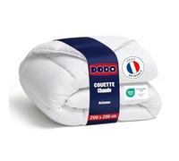 Dodo 29443 Arizona Warm Polyester Duvet, White, White, 200 x 200 cm | 400 g/m² - Ultra Soft - Polyester Cover - Double Bed - Stitched Lines, Bias Finish - Washable at 104°C