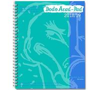 Dodo Acad-Pad 2018-2019 Mid Year Desk Diary, Academic Year, Week to View: A mid-year diary-doodle-memo-message-engagement-calendar-organiser-planner book for students, teachers & scholars