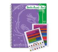 Dodo Acad-Pad 2021-2022 Mid Year Desk Diary, Academic Year, Week to View: A mid-year diary-doodle-memo-message-engagement-calendar-organiser-planner book for students, teachers & scholars