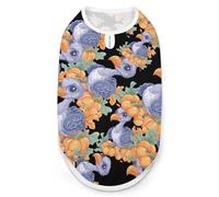 Dodo Bird Halloween Print Pet Clothes T Shirt Pets Clothing Vests Tee Tops Dogs Costume Coat For Dog Cat 2XL