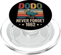 Dodo Bird Never Forget 1662 Extinct Animal Conservation PopSockets PopGrip for MagSafe