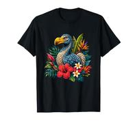 Dodo Bird Tropical Hibiscus Island Vibes T-Shirt