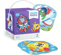 Dodo Educational 2-3-4 Elements Transport Puzzle 18 Pieces