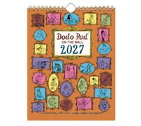Dodo Pad On The Wall 2027 - Calendar Year Wall Hanging Week to View Calendar Organiser : A Diary-Organiser-Planner Wall Book for up to 5 people/activities. UK made, sustainable, plastic free