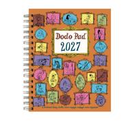 Dodo Pad Original Desk Diary 2027 HARDCOVER- Week to View, Calendar Year Diary : A Diary-Organiser-Planner Wall Book for people/appointments/activities. UK made, sustainable, plastic free
