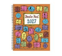 Dodo Pad Original Desk Diary 2027 - Week to View, Calendar Year Diary : A Diary-Organiser-Planner Book with space for up to 5 people/appointments/activities. UK made, sustainable, plastic free