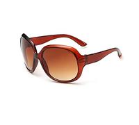 DODO®-Paris Hilton Celebrity Designer Inspired Big Frame Oversized Gradient Lenses Women Ladies Sunglasses (Brown)