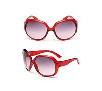 DODO®-Paris Hilton Celebrity Designer Inspired Big Frame Oversized Gradient Lenses Women Ladies Sunglasses (Red)