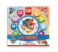 Dodo Paw Patrol Wooden Learning Clock Puzzle