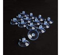DODO® Small Suction Cups Clear Rubber Plastic Window Wall Tile Suckers Pads DIY (26mm with Hole)