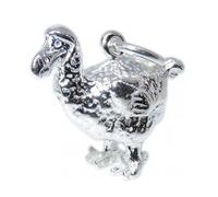 Dodo sterling silver charm .925 x 1 Extinct birds Dodos charms