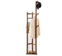 DODOBD Coat Rack Stand,Standing Coat Rack,Corner Coat Rack with Storage,Wooden Coat Rack,Coat Stands for Entryway,Clothes Tree for Bedroom,Hall Tree,Office Coat Rack for Bedroom,Hallway