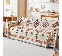 DODOBD Throws for Sofas Large 1/2/3/4 Seater,Extra Large Throws for Settees,Woven Sofa Throws Large,Bohemian Style Decorative Blanket Protector from Pets,For Chair Settees Couch Sofa Bed