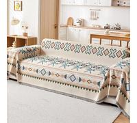 DODOBD Throws for Sofas Large 1/2/3/4 Seater,Extra Large Throws for Settees,Woven Sofa Throws Large,Bohemian Style Decorative Blanket Protector from Pets,For Chair Settees Couch Sofa Bed